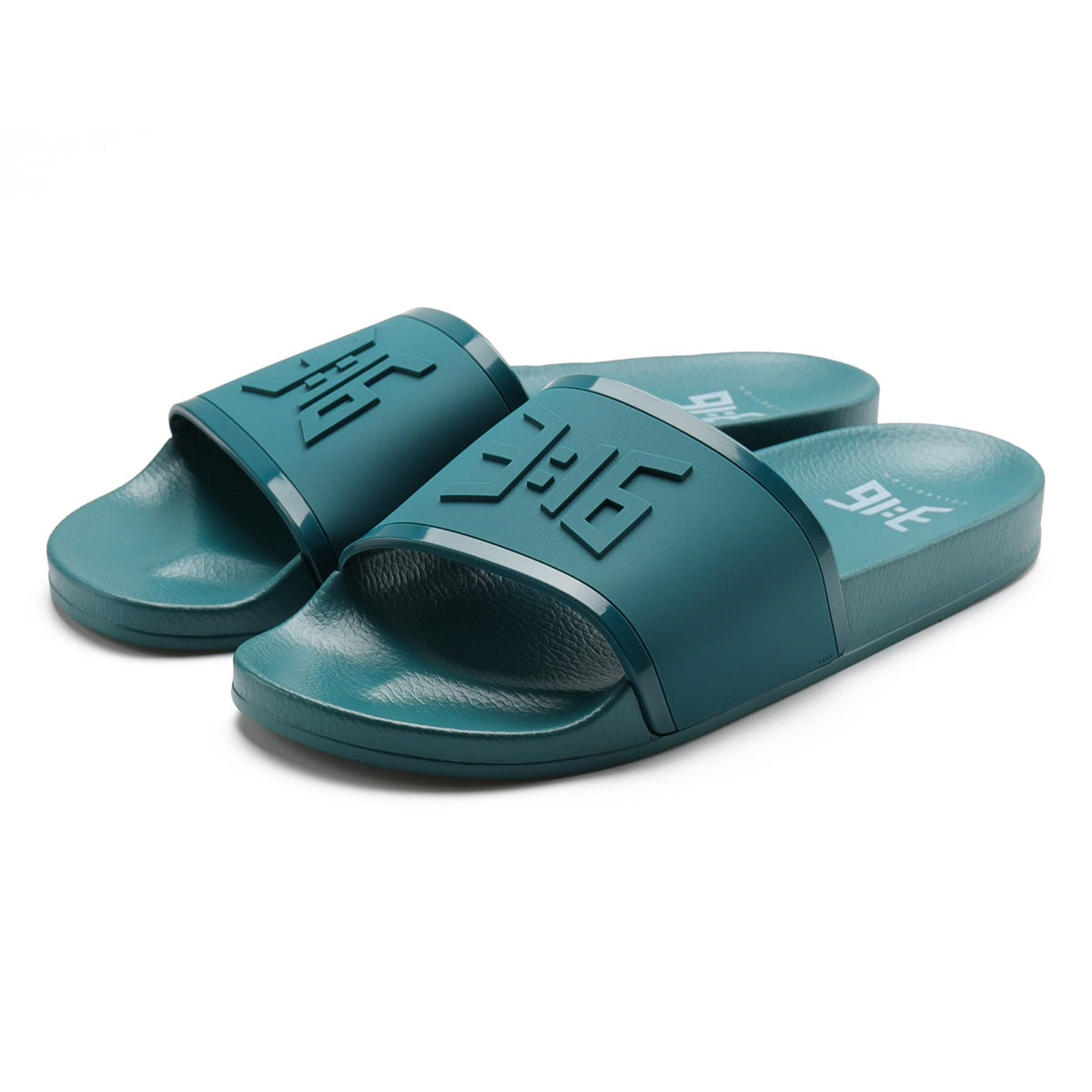 316collection 3:16 Monochromatic Unisex Slides - Deep Lake