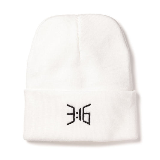 3:16 Collection Beanie 3:16 Beanie, WHITE