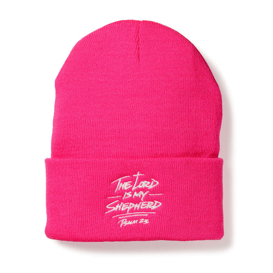 3:16 Collection Beanie Psalm 23 Beanie - HOT PINK