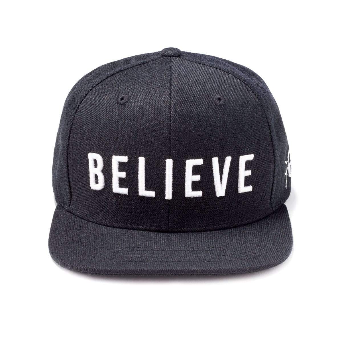 3:16 Collection Hat Believe Snapback Hat - Black