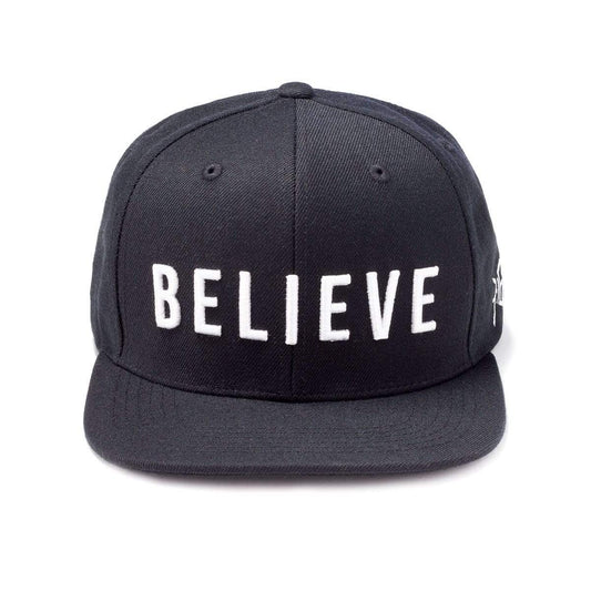 3:16 Collection Hat Believe Snapback Hat - Black