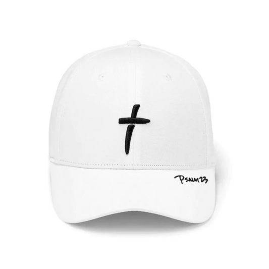 3:16 Collection Hat Psalm 23 - Baseball Cap - White