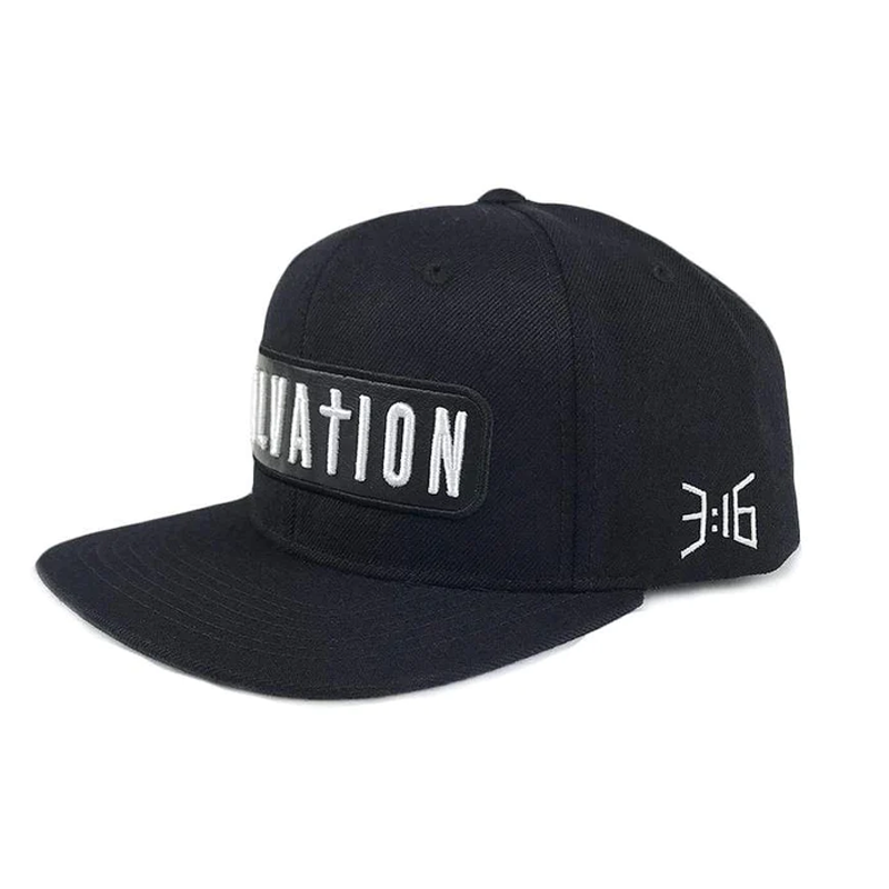 3:16 Collection Hat Salvation Snapback - Black