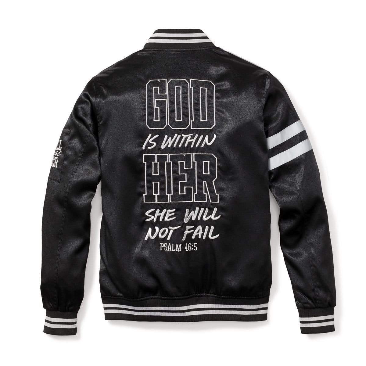 3:16 Collection Jacket WITHIN HER - WOMEN'S BOMBER JACKET - BLACK
