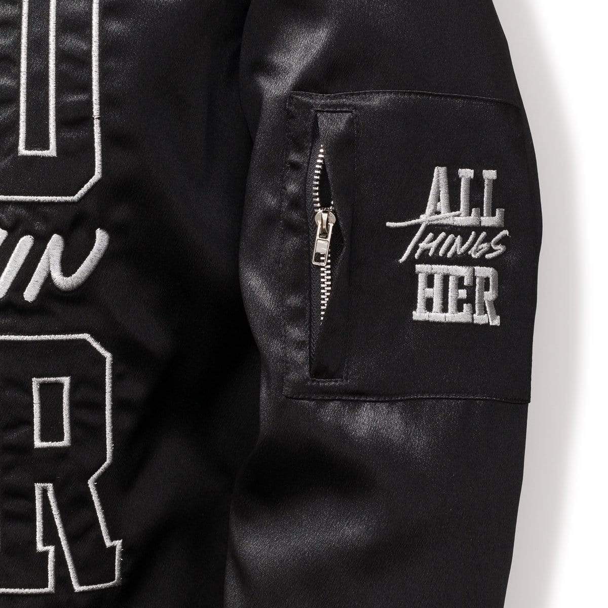 3:16 Collection Jacket WITHIN HER - WOMEN'S BOMBER JACKET - BLACK