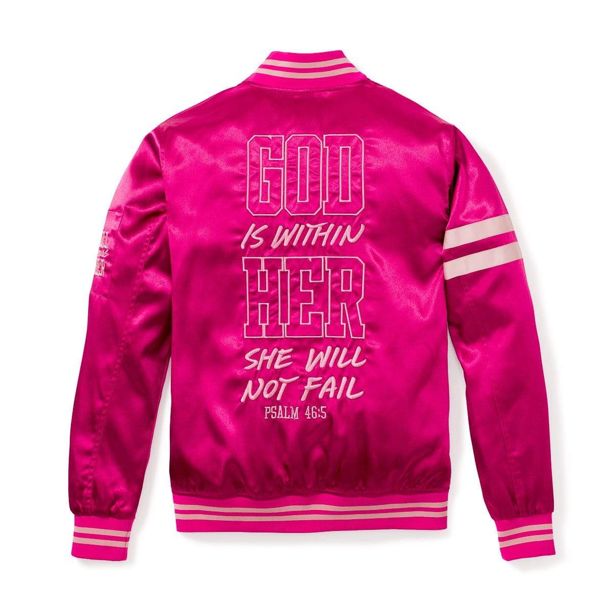 3:16 Collection Jacket WITHIN HER - WOMEN'S BOMBER JACKET - FUCHSIA