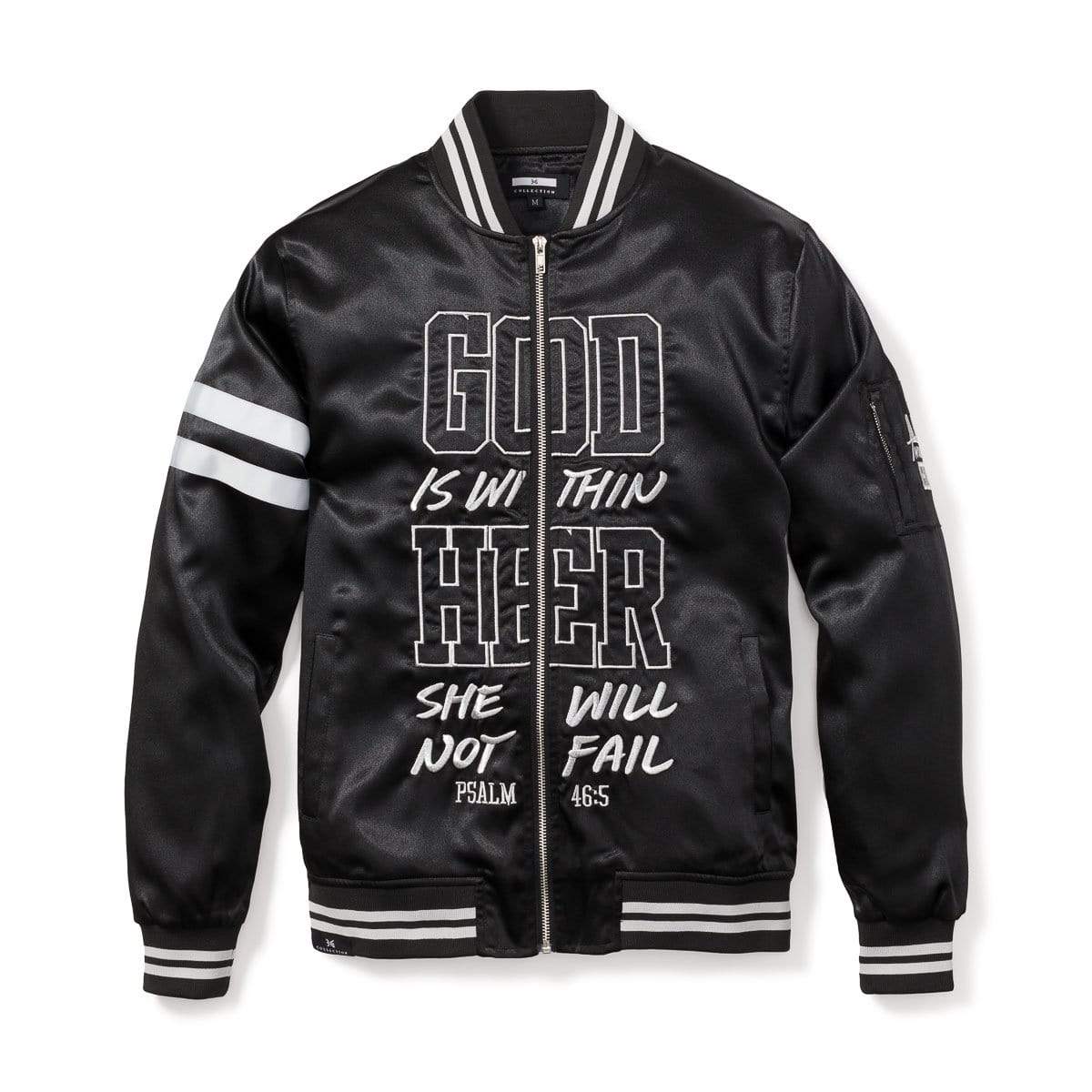 3:16 Collection Jacket XS WITHIN HER - WOMEN'S BOMBER JACKET - BLACK