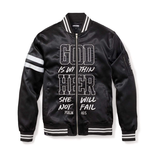 3:16 Collection Jacket XS WITHIN HER - WOMEN'S BOMBER JACKET - BLACK