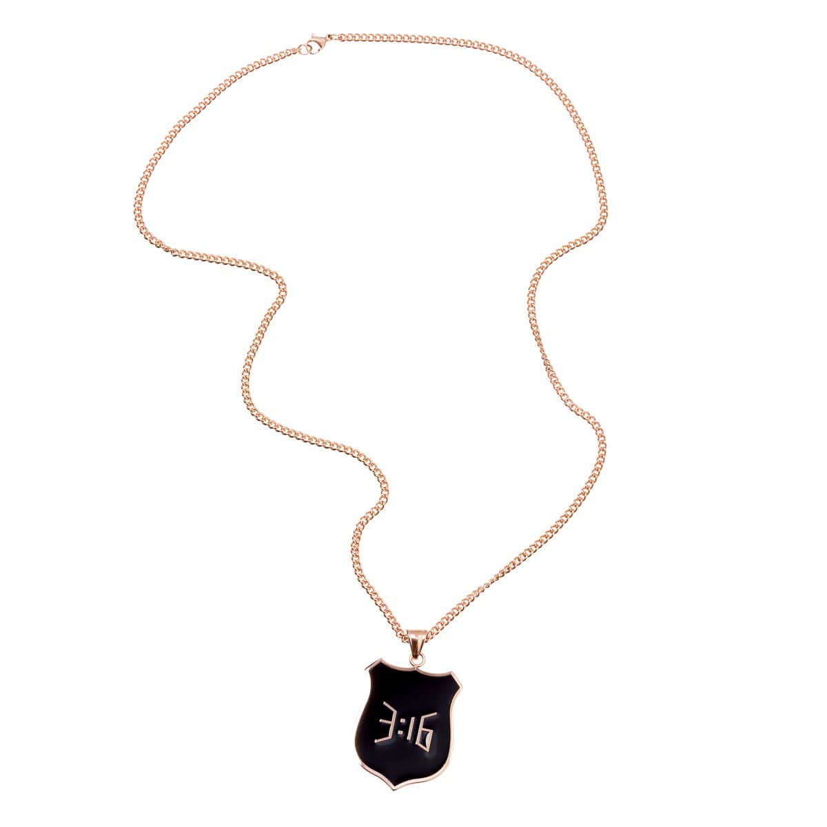 3:16 Collection Jewelry Psalm 23 - Pendant Necklace - Gold/Black