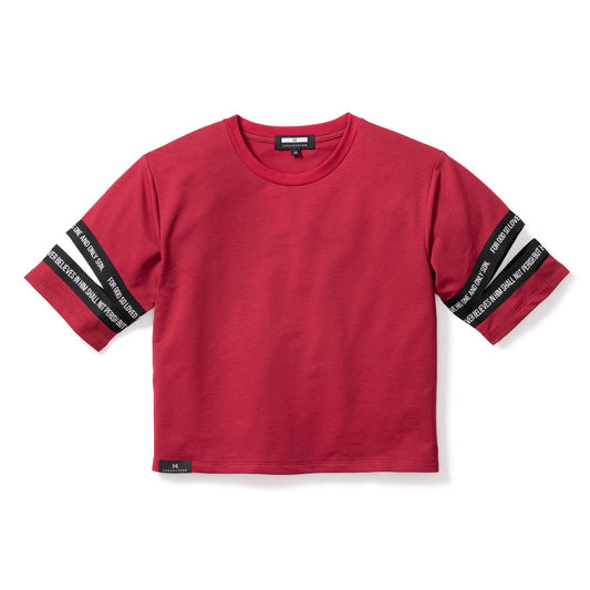 316collection 3:16 Cutout Crop Top, Wine