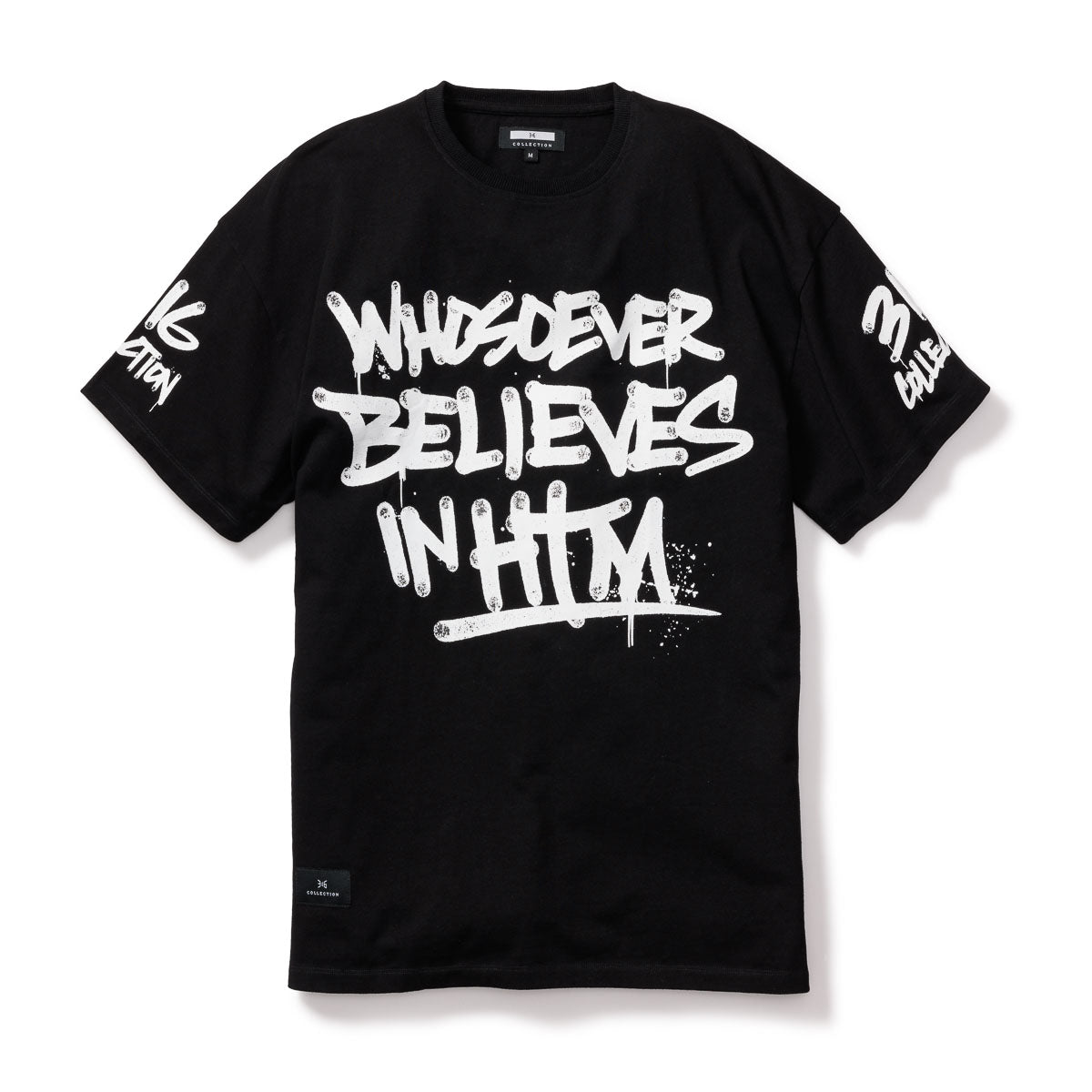 316collection 3:16 Eternal Life Oversized Tee - Black