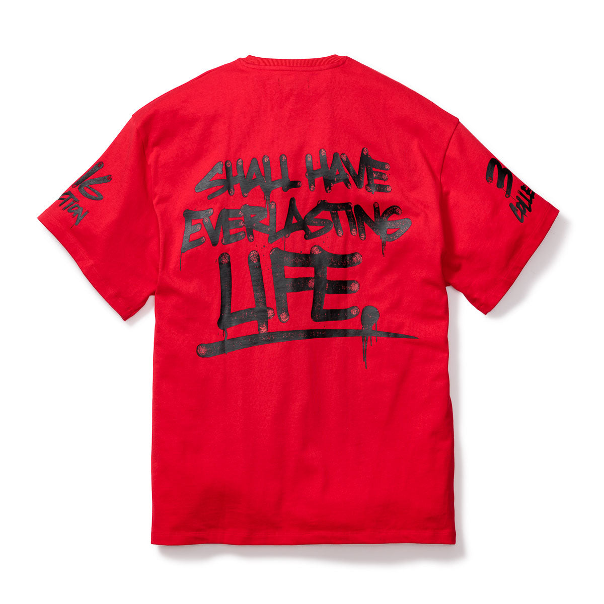 316collection 3:16 Eternal Life Oversized Tee - Red