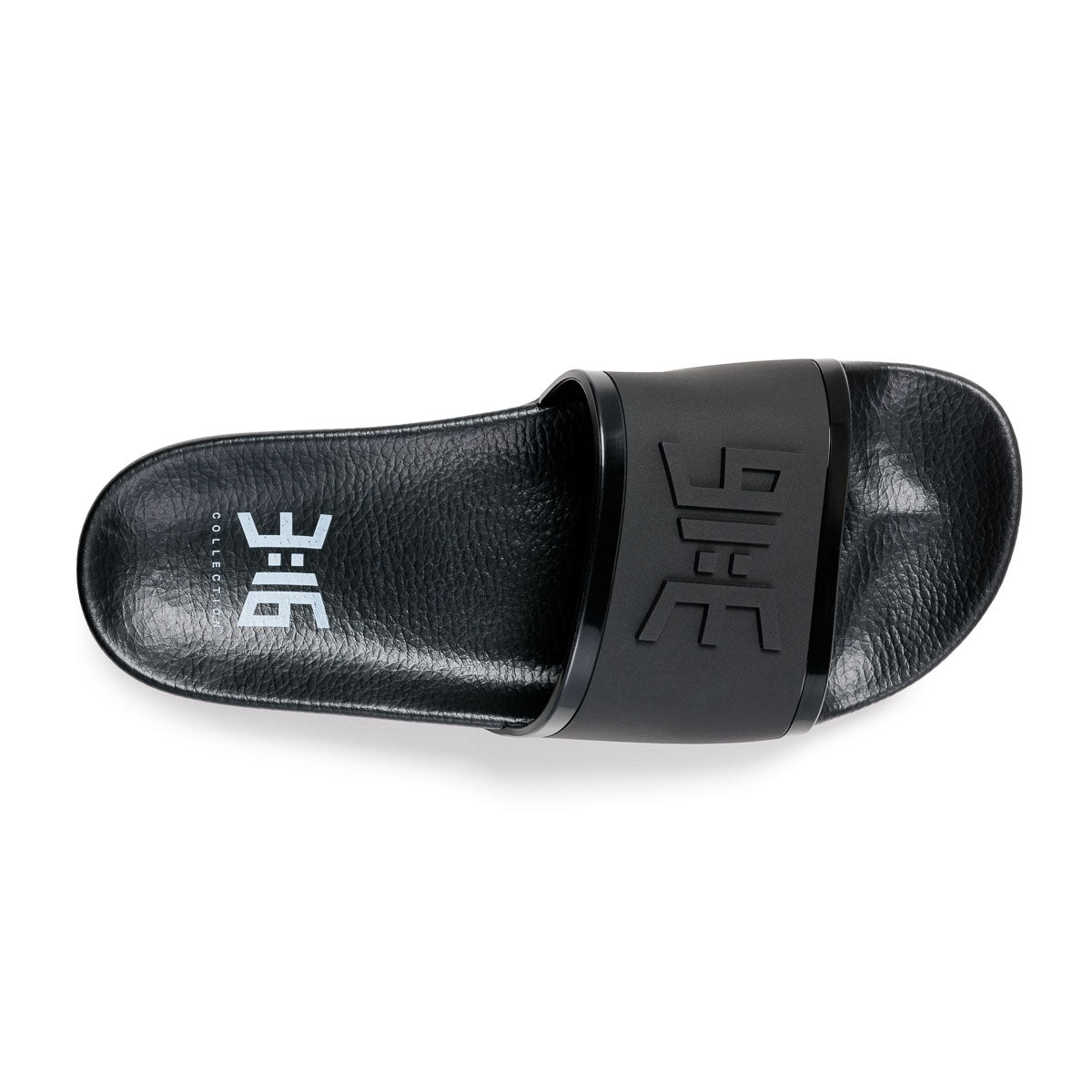 316collection 3:16 Monochromatic Unisex Slides - Black