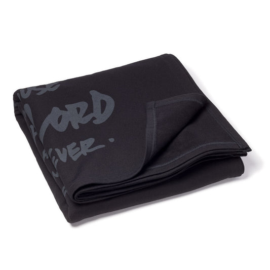 316collection Apparel & Accessories Psalm 23 - Accent Blanket - Black
