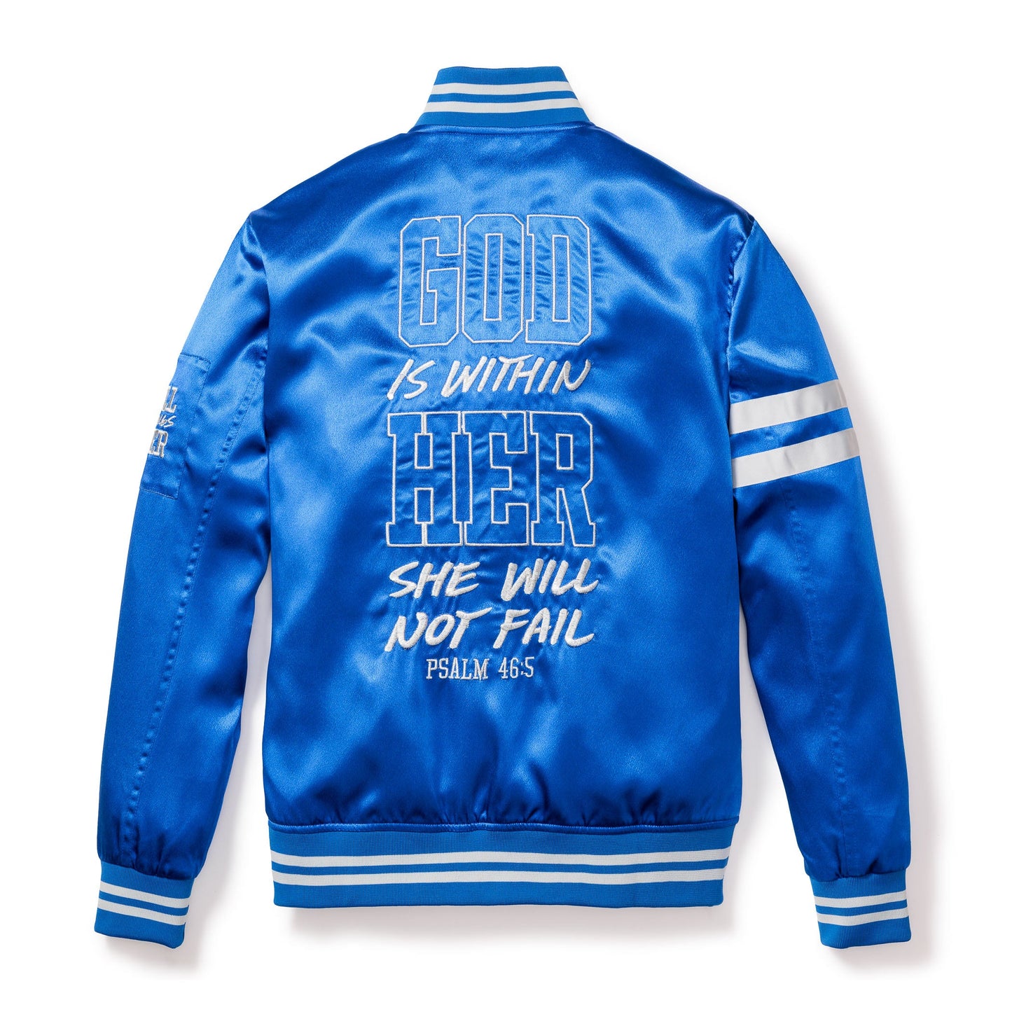 316collection Apparel WITHIN HER - WOMEN'S BOMBER JACKET - ROYAL BLUE (Limited Edition)