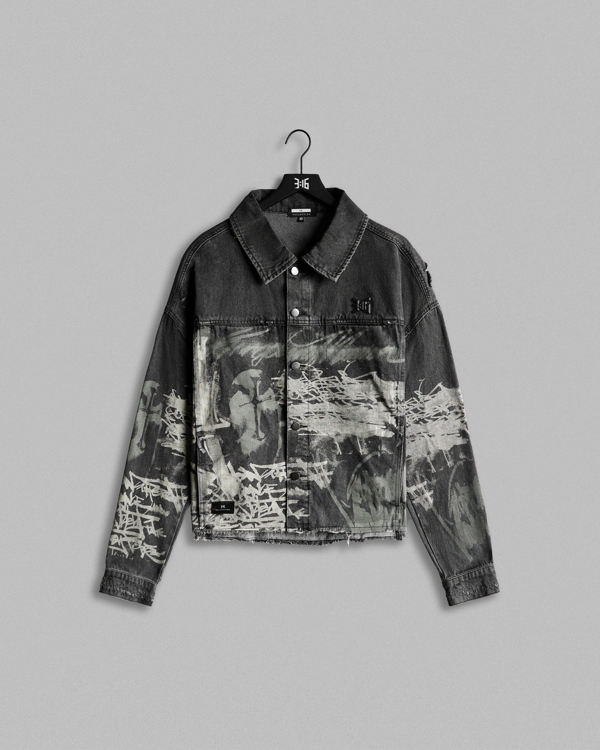316collection Denim Kingdom Denim Jacket - Black