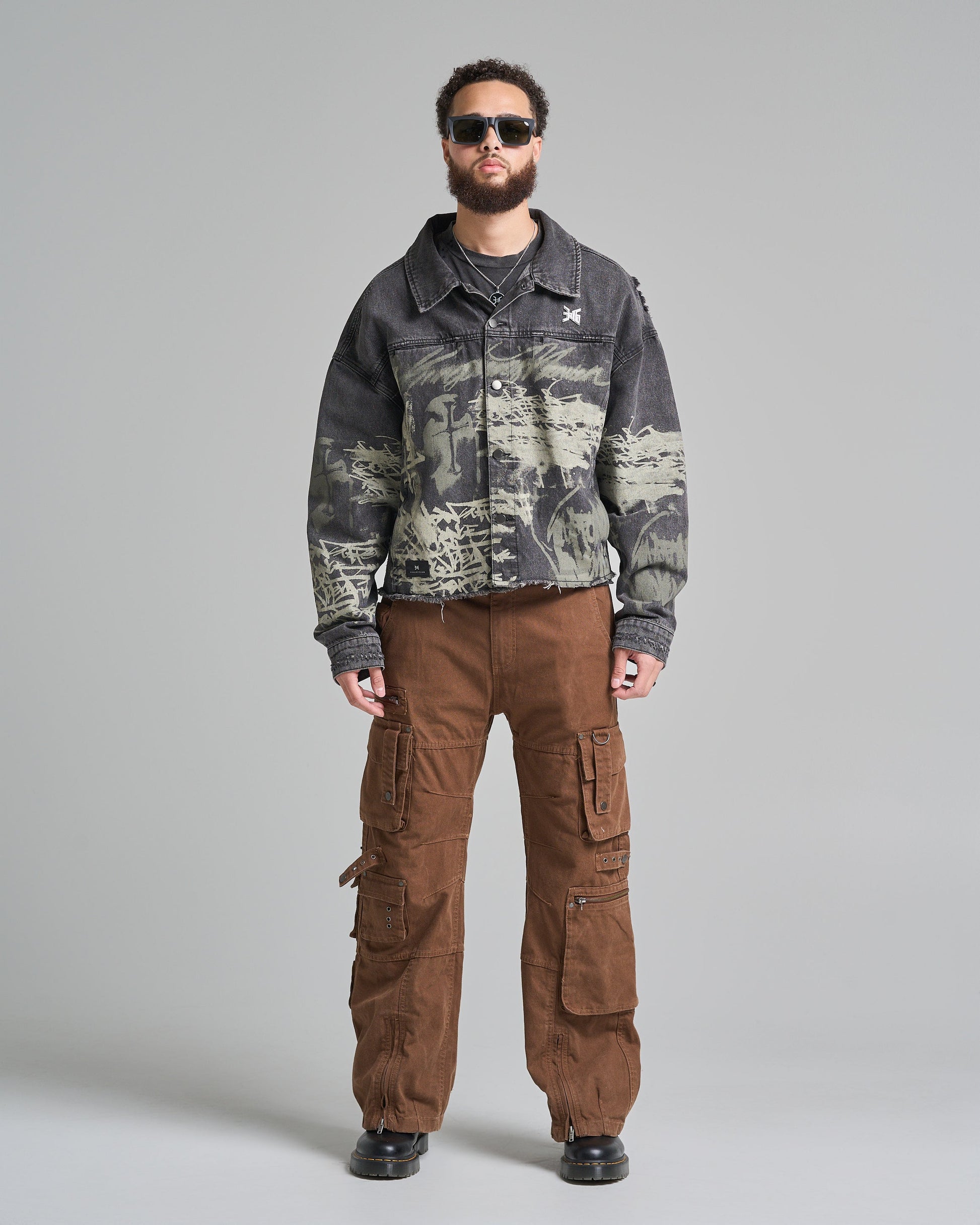 316collection Denim Kingdom Denim Jacket - Black