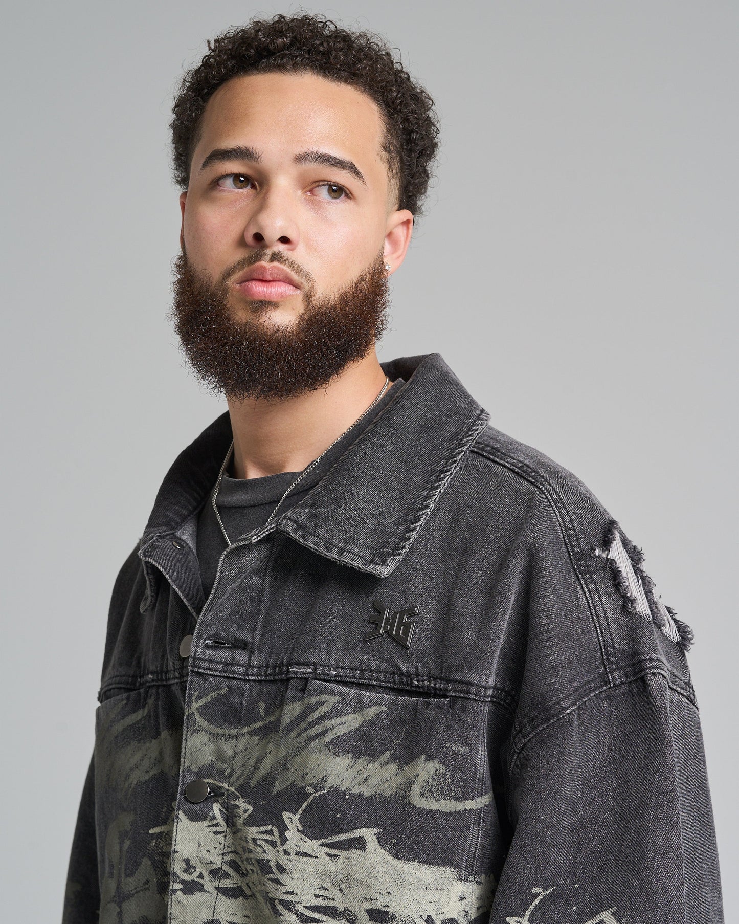 316collection Denim Kingdom Denim Jacket - Black