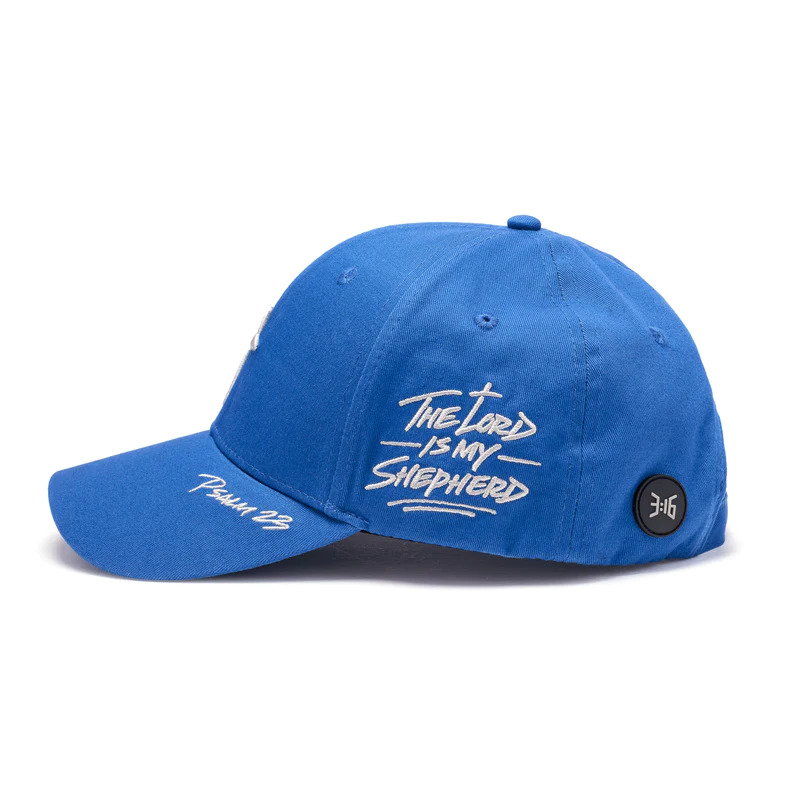 316collection Hat Psalm 23 - Baseball Cap - Royal Blue