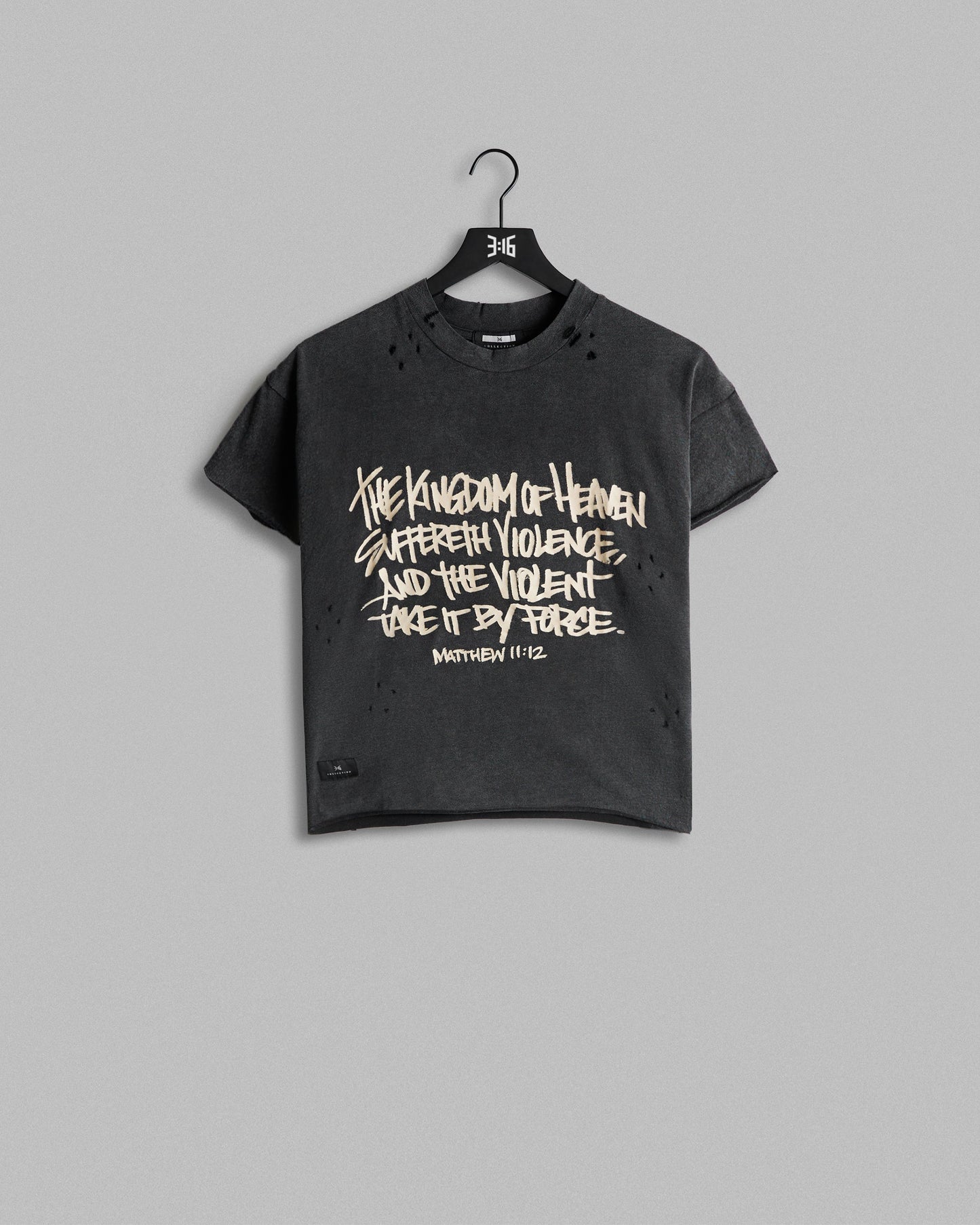 316collection Kingdom Cap Sleeve Tee - Black