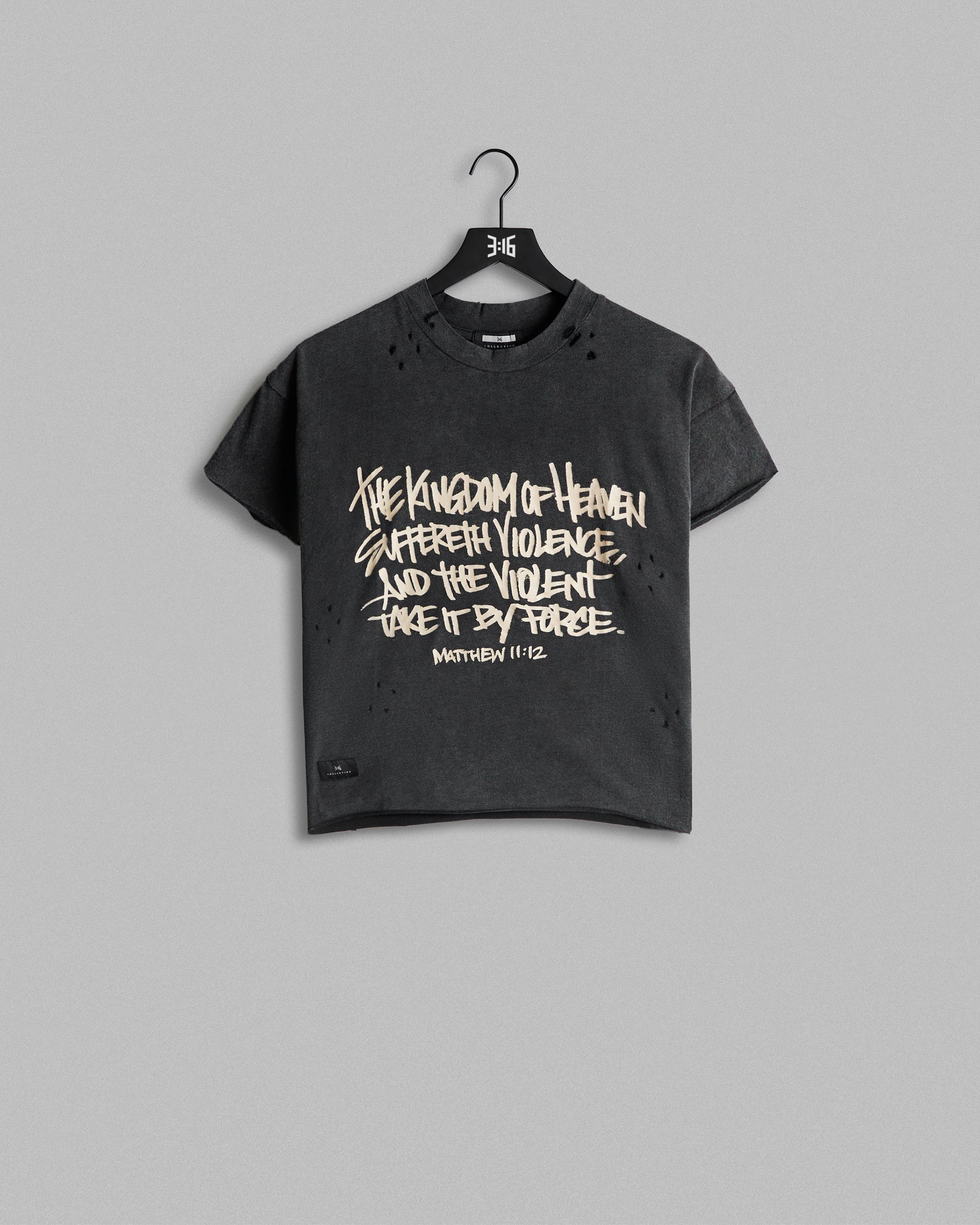 316collection Kingdom Cap Sleeve Tee - Black