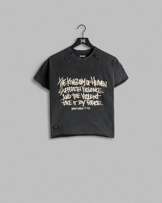 316collection Kingdom Cap Sleeve Tee - Black