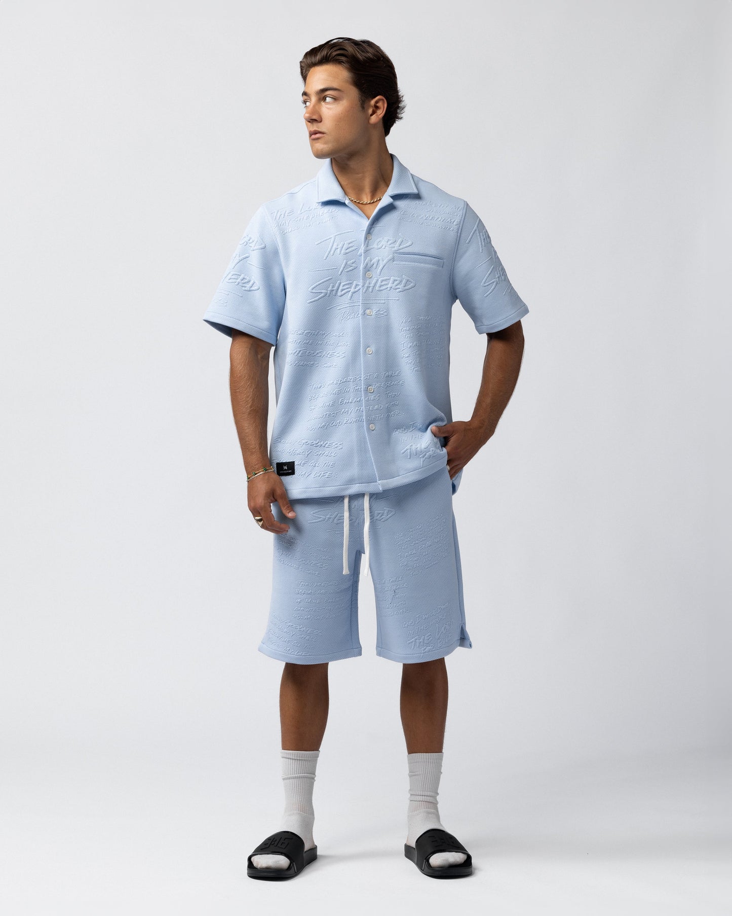 316collection Lux Psalm 23 Lux Lounge Set - Chambray Blue