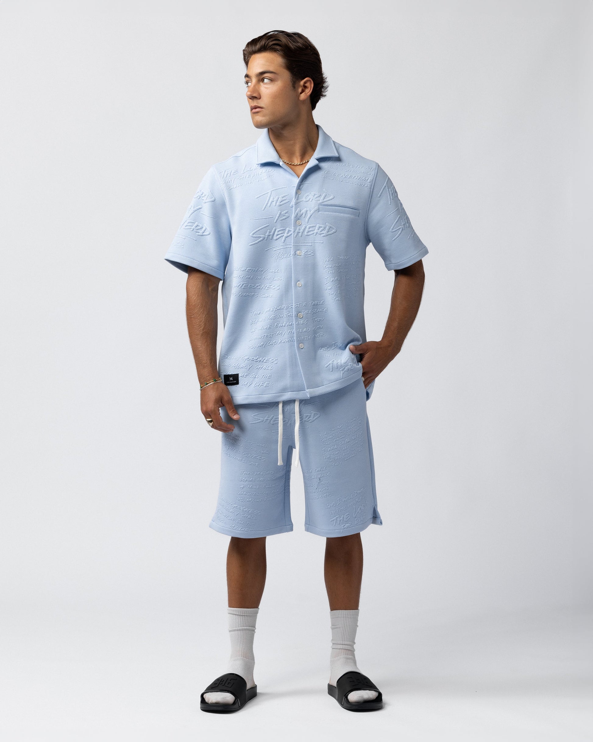 316collection Lux Psalm 23 Lux Lounge Set - Chambray Blue