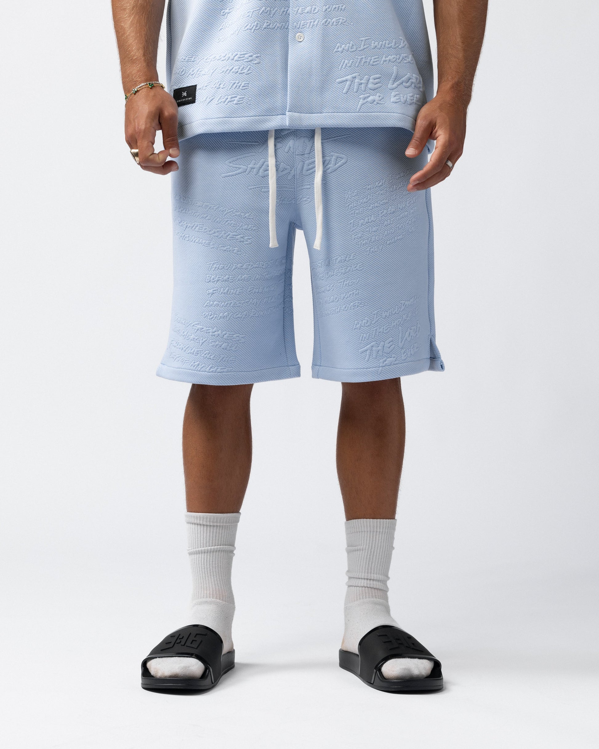316collection Lux Psalm 23 Lux Lounge Set - Chambray Blue