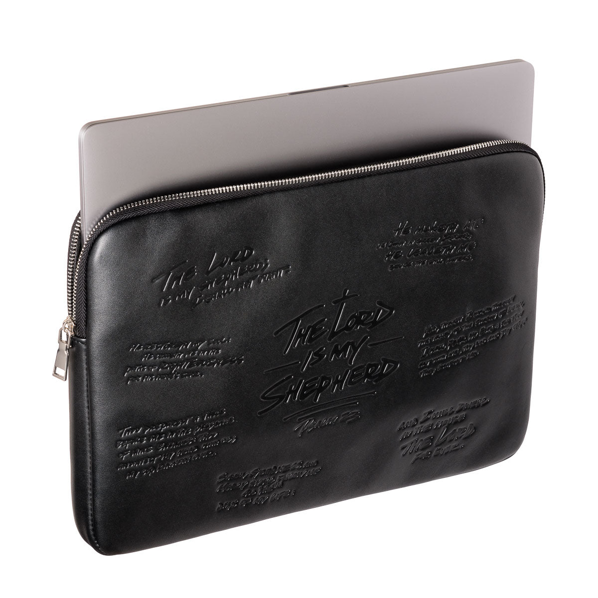 316collection Psalm 23 - Top Grain Leather Laptop Sleeve