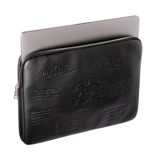 316collection Psalm 23 - Top Grain Leather Laptop Sleeve