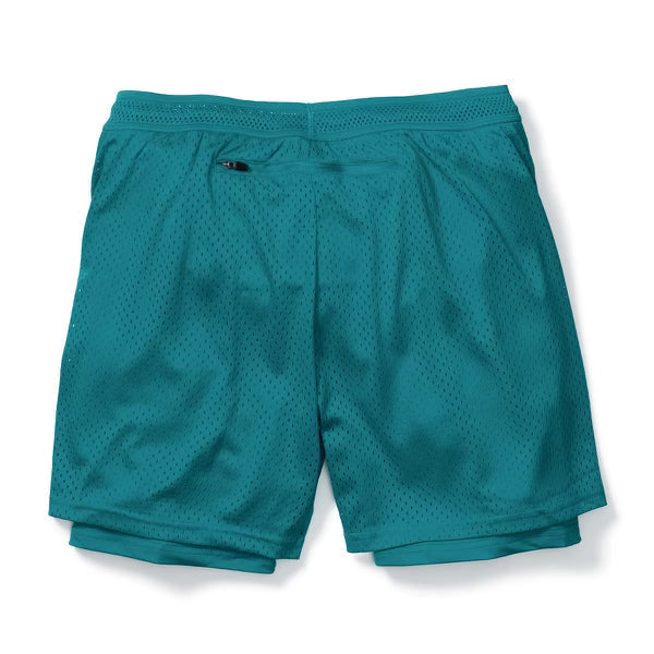 316collection shorts 3:16 Eternal Life - Double Layer Athletic Short - Deep Lake