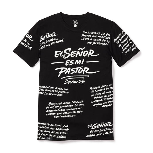 316collection XS Salmo 23 - Negro (Psalm 23 in Spanish - Black)
